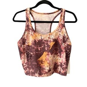 Calvin Klein Performance Racerback Crop Tank Top